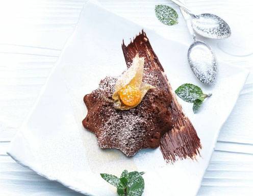 Walnuss-Schokoladen-Pudding