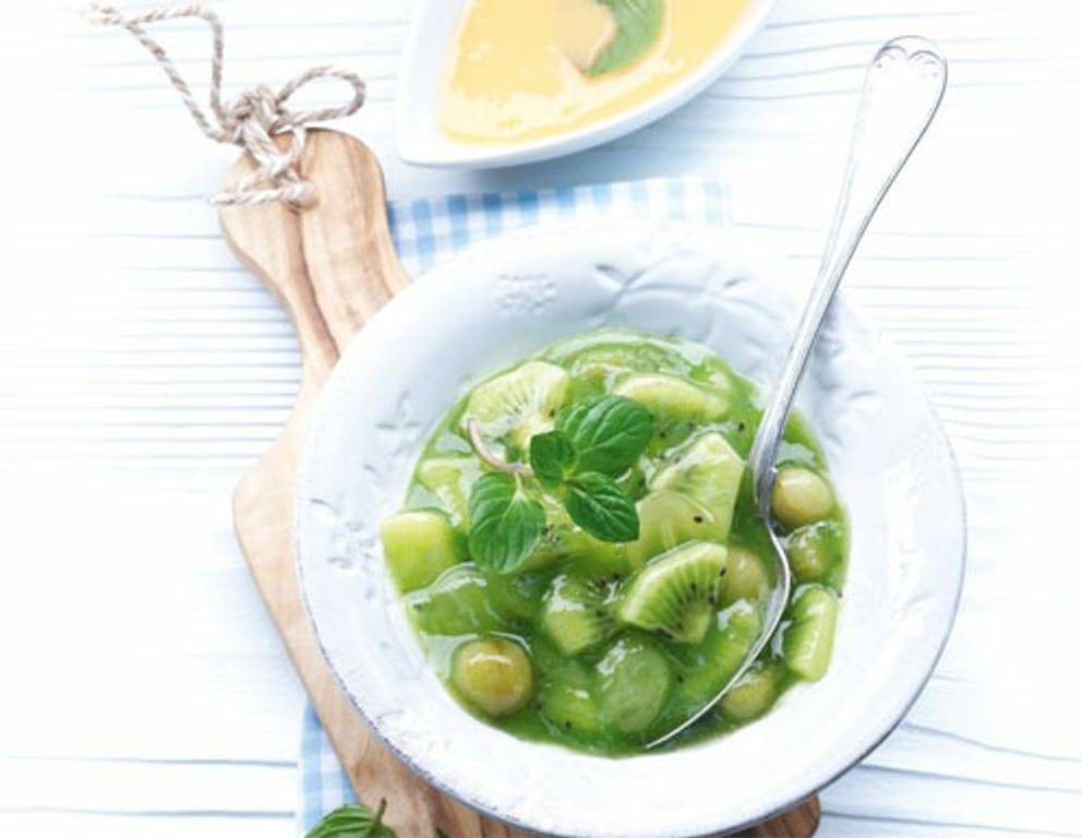 Grüne Grütze aus dem Dampfgarer Grüne Grütze aus dem Dampfgarer