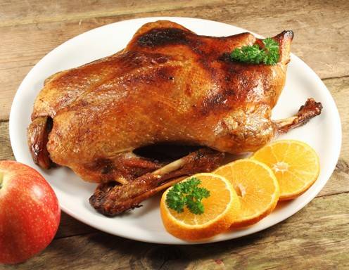 Gefüllte Weihnachtsgans Rezept