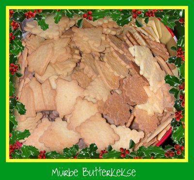 Mürbe Butterkekse Rezept - ichkoche.ch