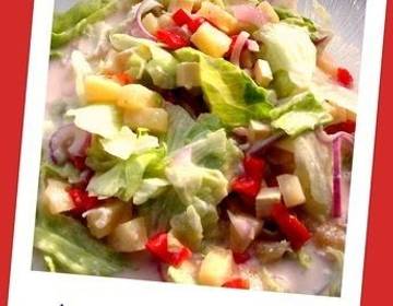 Ananas-Schafkäsesalat Ananas-Schafkäsesalat