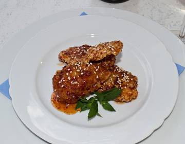 Scharfes Schweinefilet nach koreanischer Art Scharfes Schweinefilet nach koreanischer Art