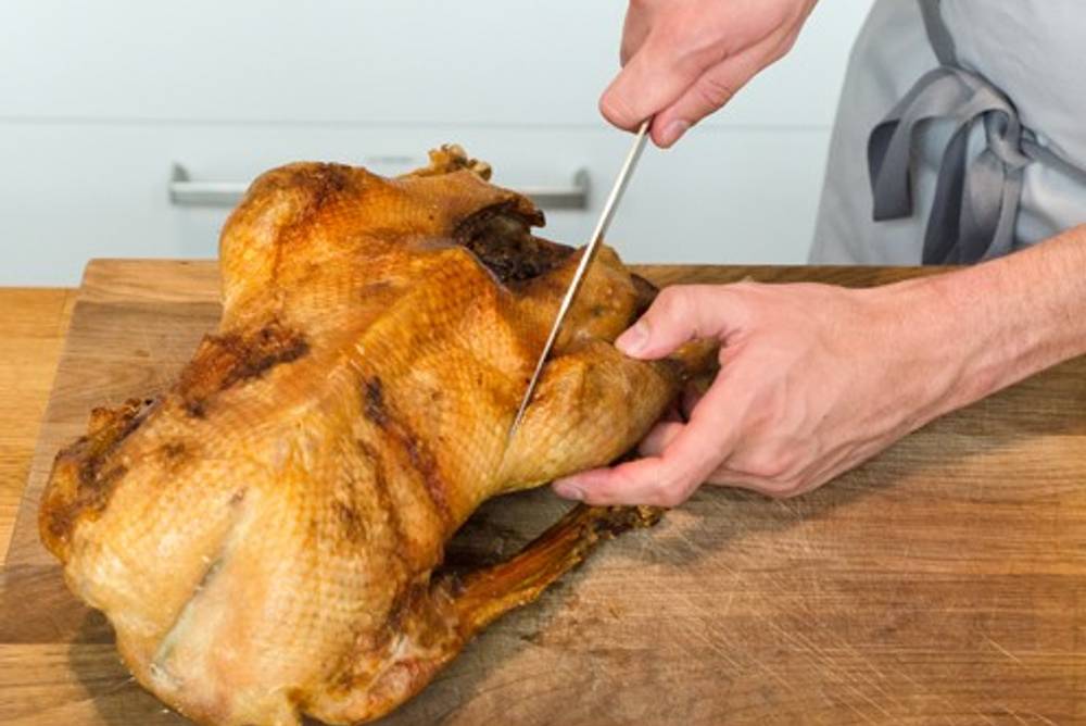Gans richtig tranchieren Gans richtig tranchieren