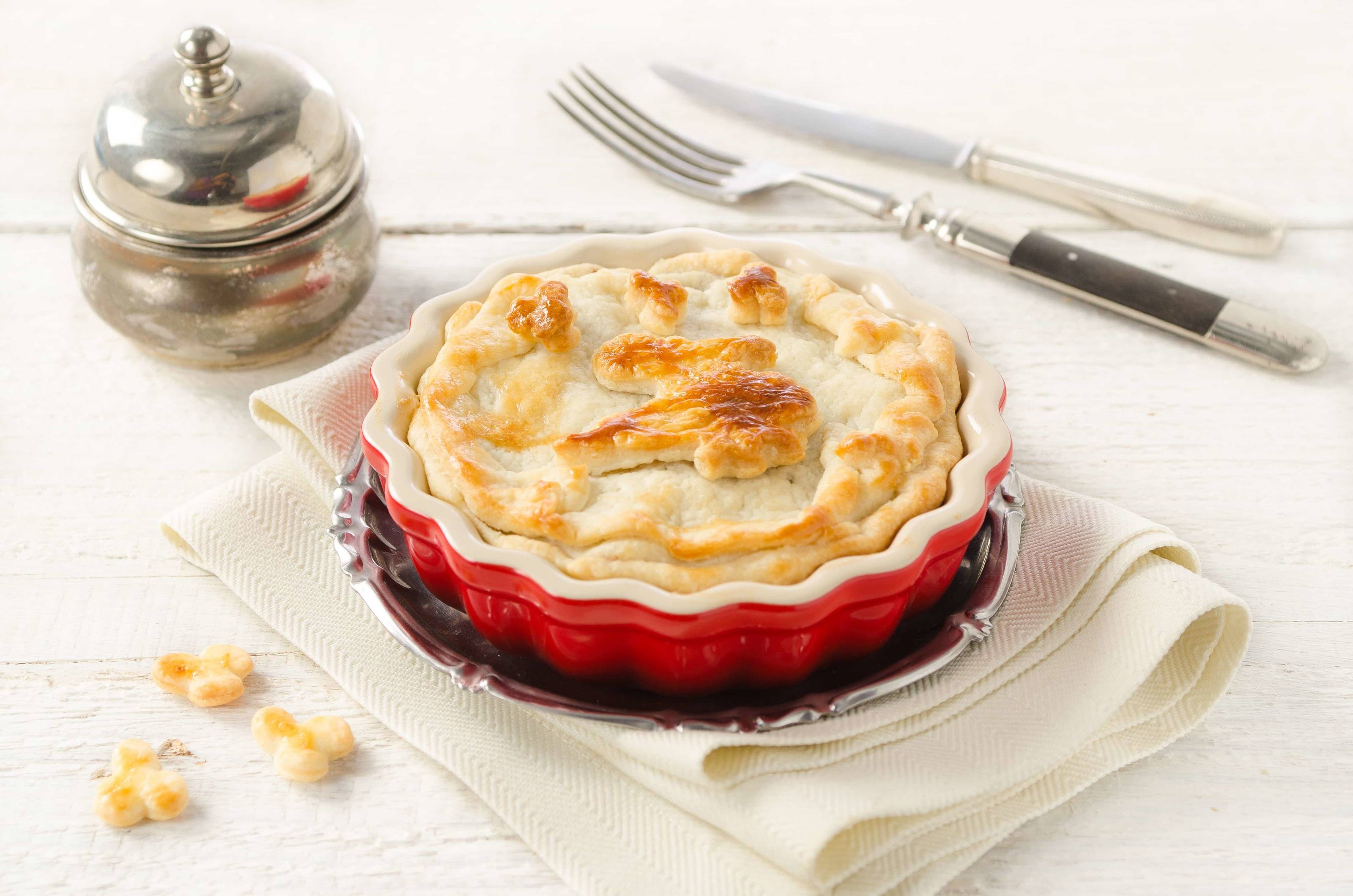 Hühnchen-Pie aus Blätterteig