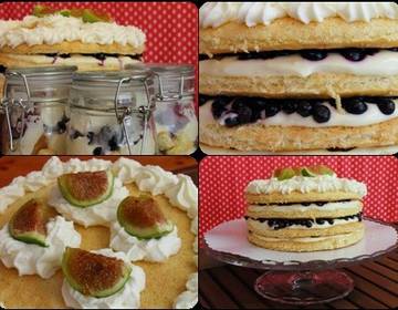 Biskuittorte mit Früchten Biskuittorte mit Früchten