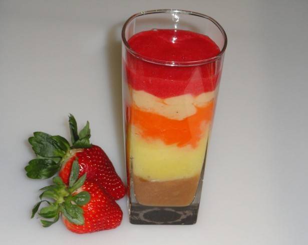 Fruchtschicht Smoothie