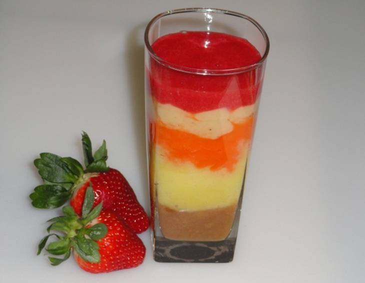 Fruchtschicht Smoothie