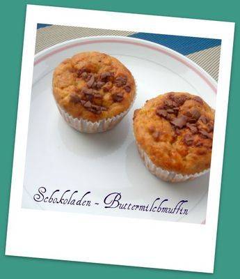 Schokoladen-Buttermilchmuffins