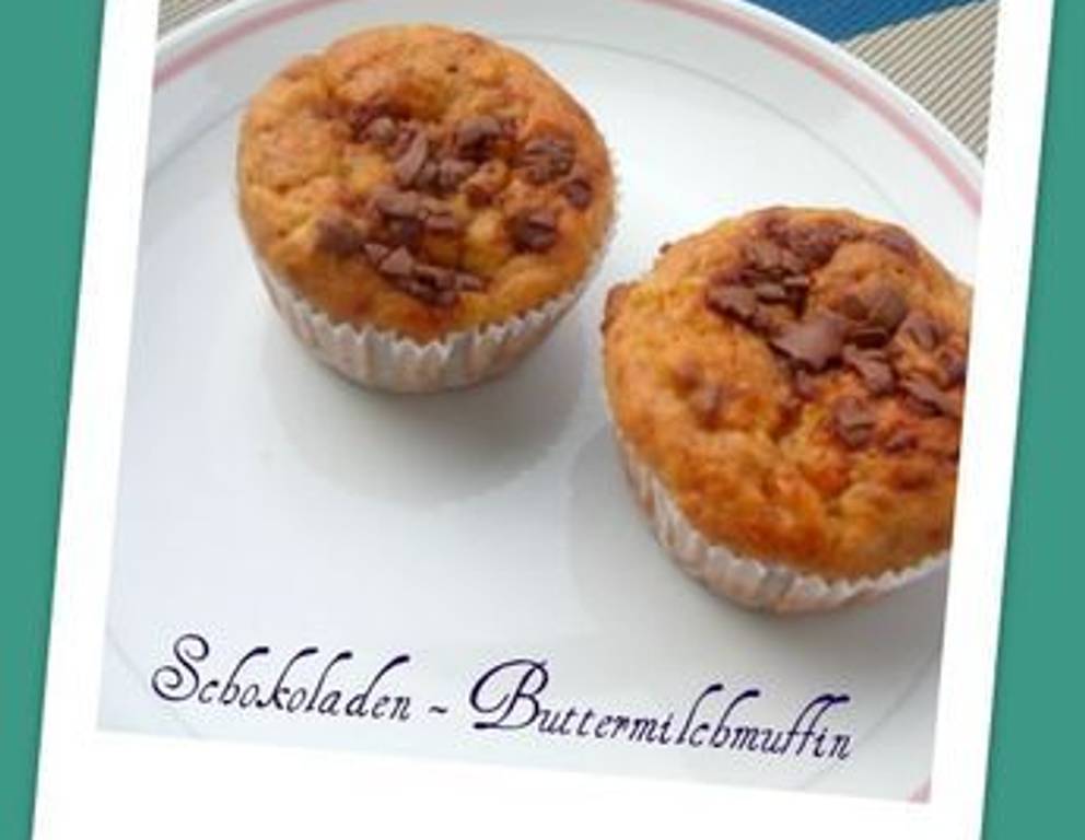 Schokoladen-Buttermilchmuffins Schokoladen-Buttermilchmuffins