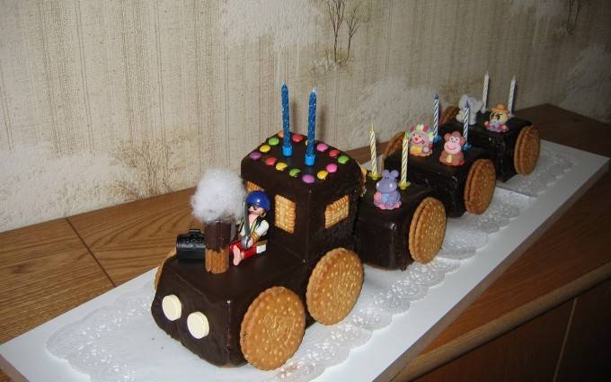 Eisenbahn-Torte