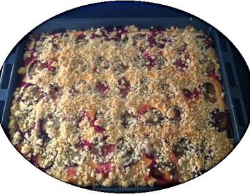 Zwetschkenkuchen mit Crumble Zwetschkenkuchen mit Crumble