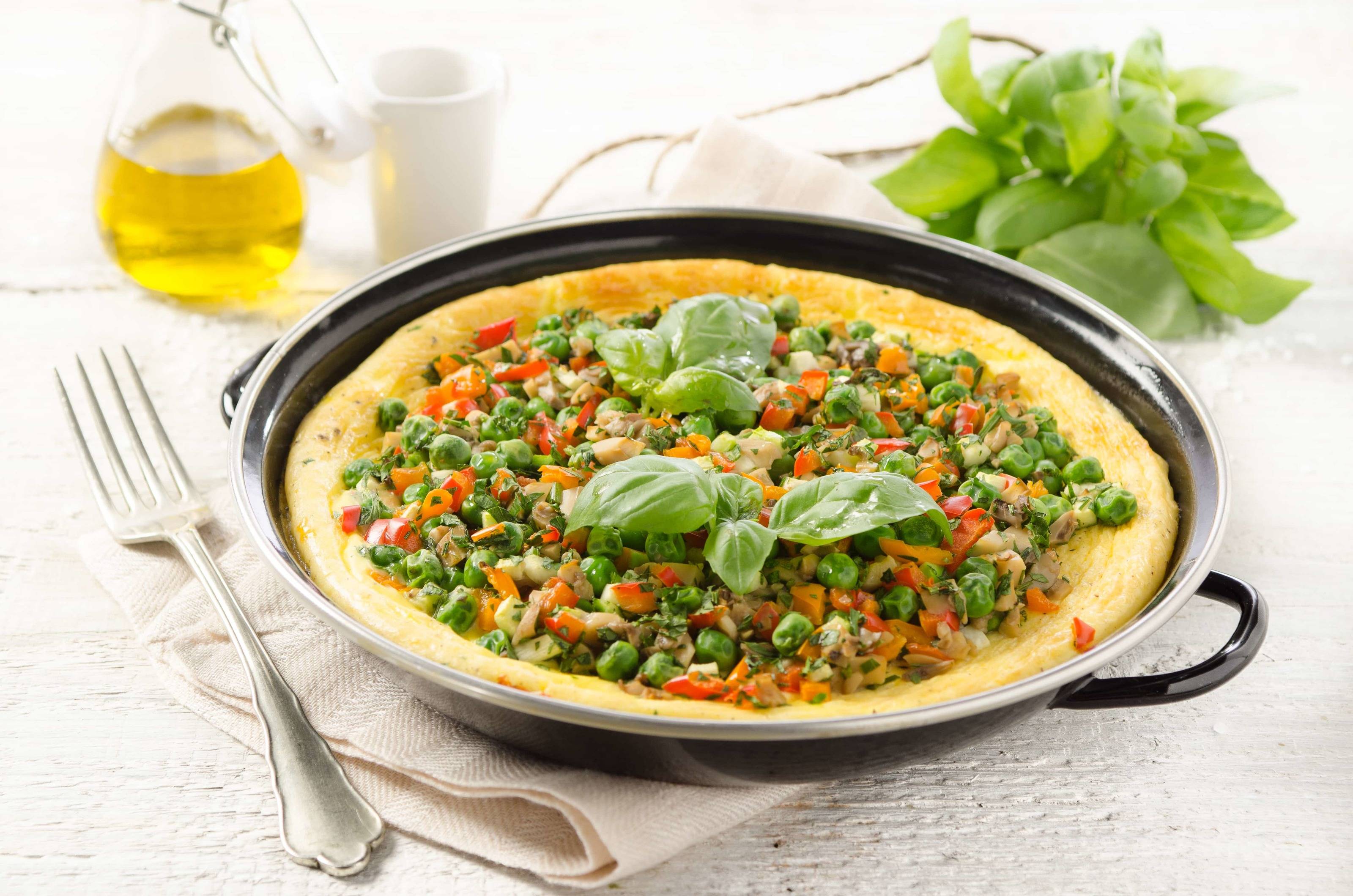 Bunte Ei-Schnitten Bunte Ei-Schnitten