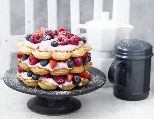 Waffeltorte Rezept - ichkoche.de Waffeltorte Rezept - ichkoche.de