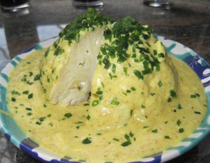 Karfiol mit Eiersauce aus dem Druckkochtopf Karfiol mit Eiersauce aus dem Druckkochtopf