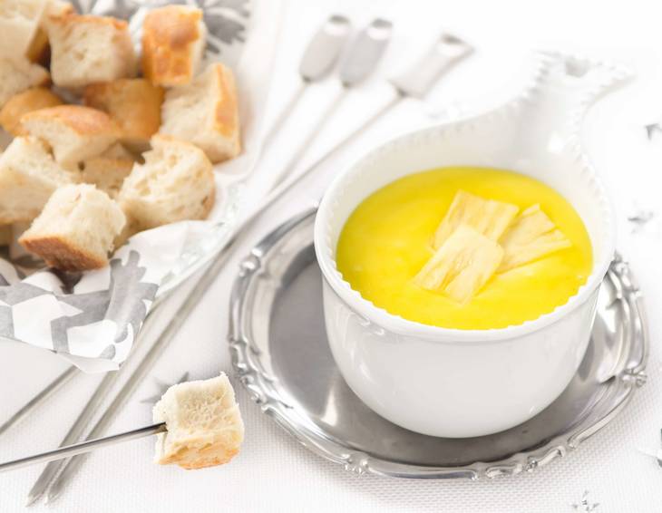 Ananas-Fondue