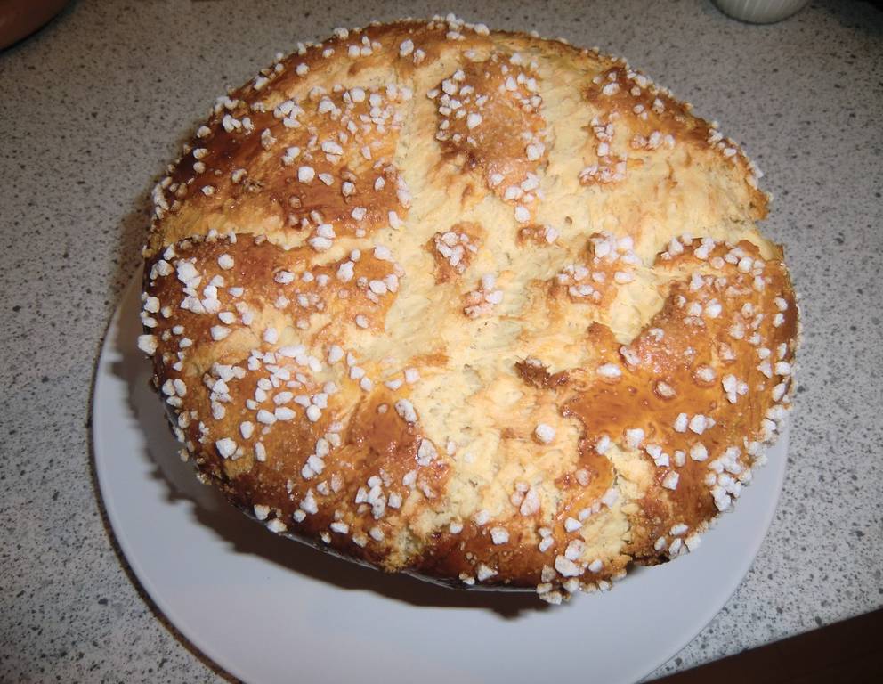 Süßer Germteigkuchen Süßer Germteigkuchen