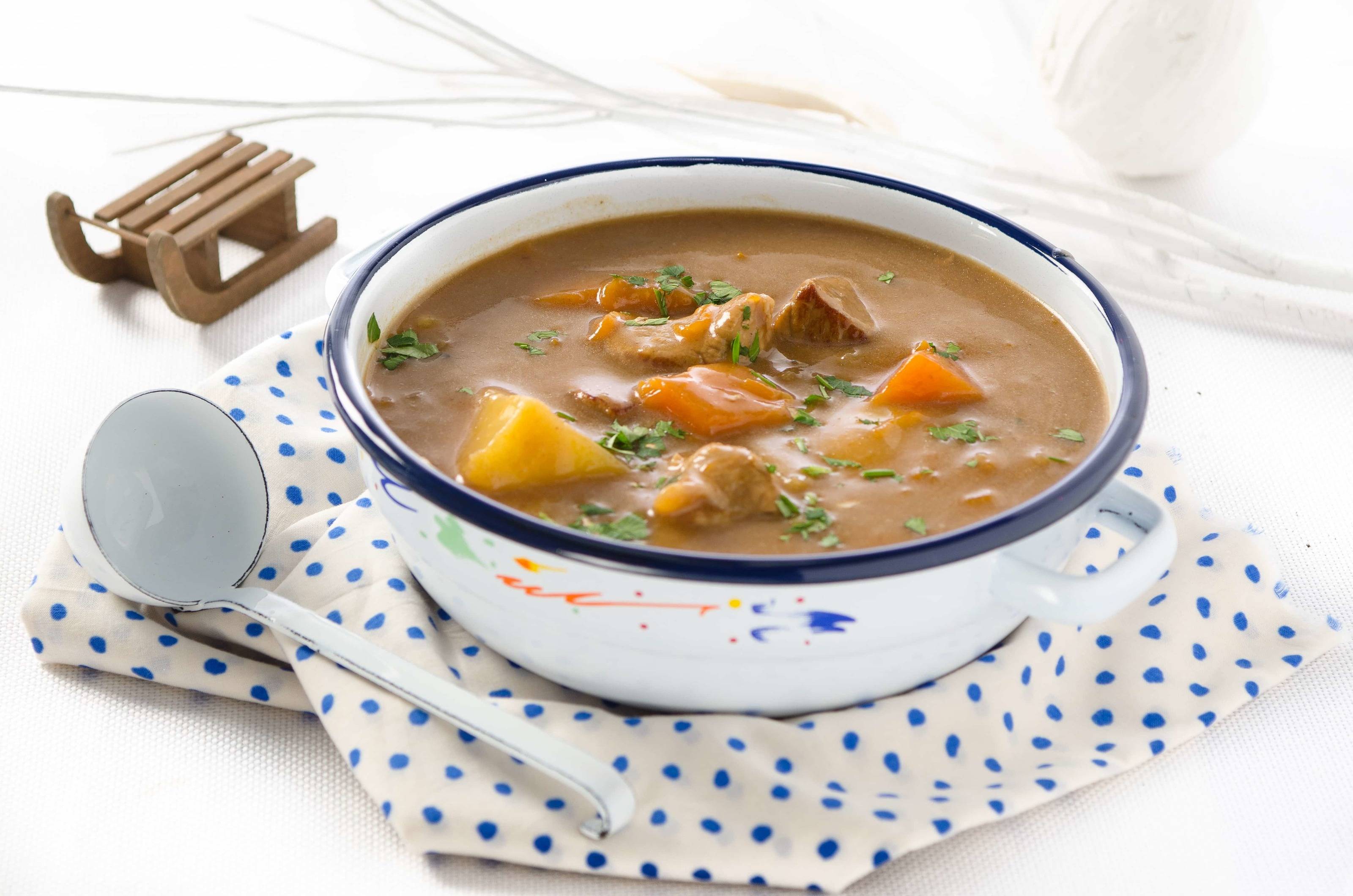 Kaninchen-Kürbis-Eintopf aus dem Tontopf Rezept