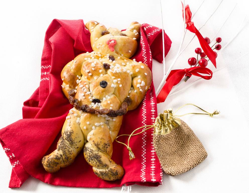 Krampus aus Germteig Krampus aus Germteig