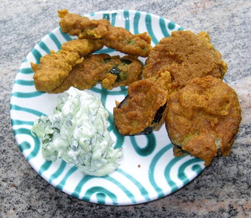 Zucchini und Melanzani im Backteig Rezept - ichkoche.at