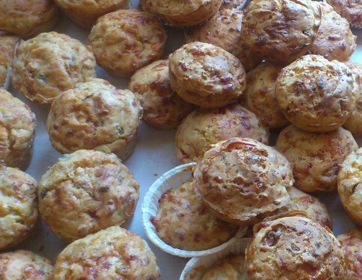 Pikante Schinken-Käse-Muffins Pikante Schinken-Käse-Muffins