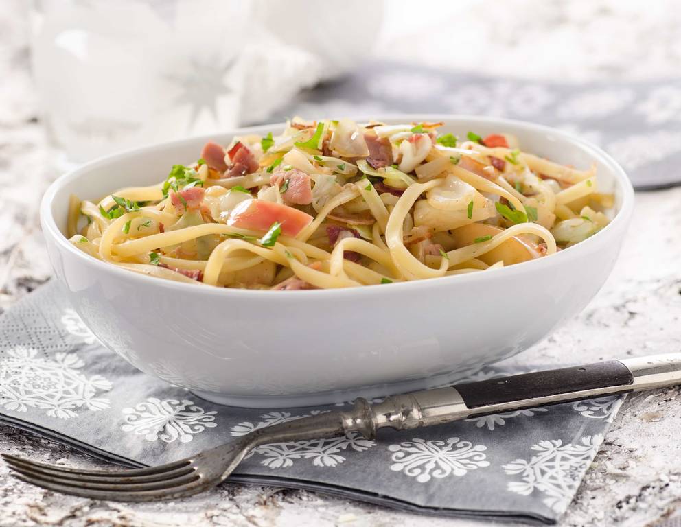 Bandnudeln mit Kraut Bandnudeln mit Kraut