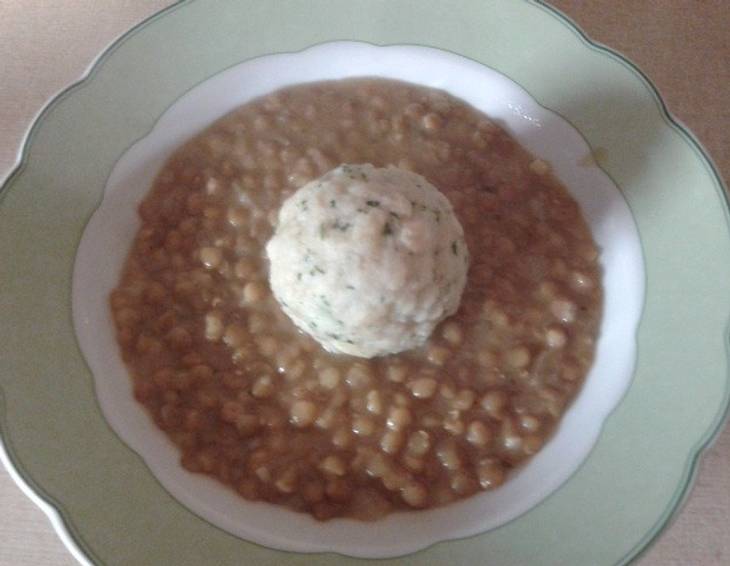 Linsen mit Knödel Linsen mit Knödel