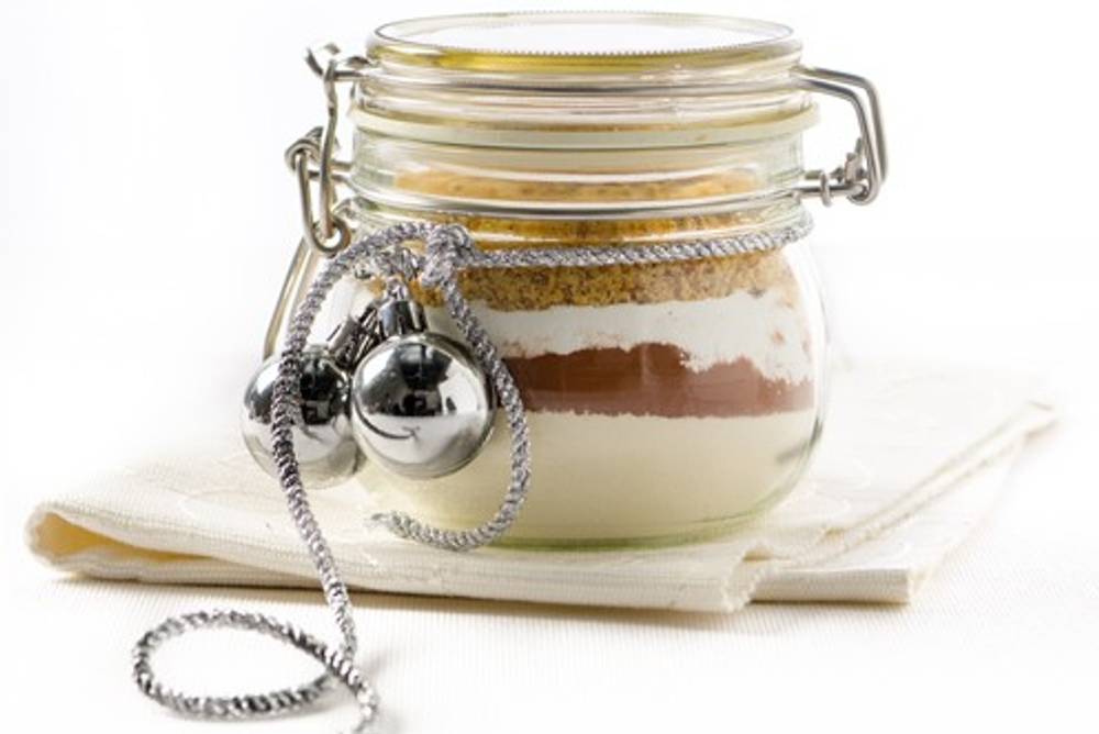 Das perfekte Weihnachtsgeschenk: Kakao-Vanillekipferl im Glas Das perfekte Weihnachtsgeschenk: Kakao-Vanillekipferl im Glas