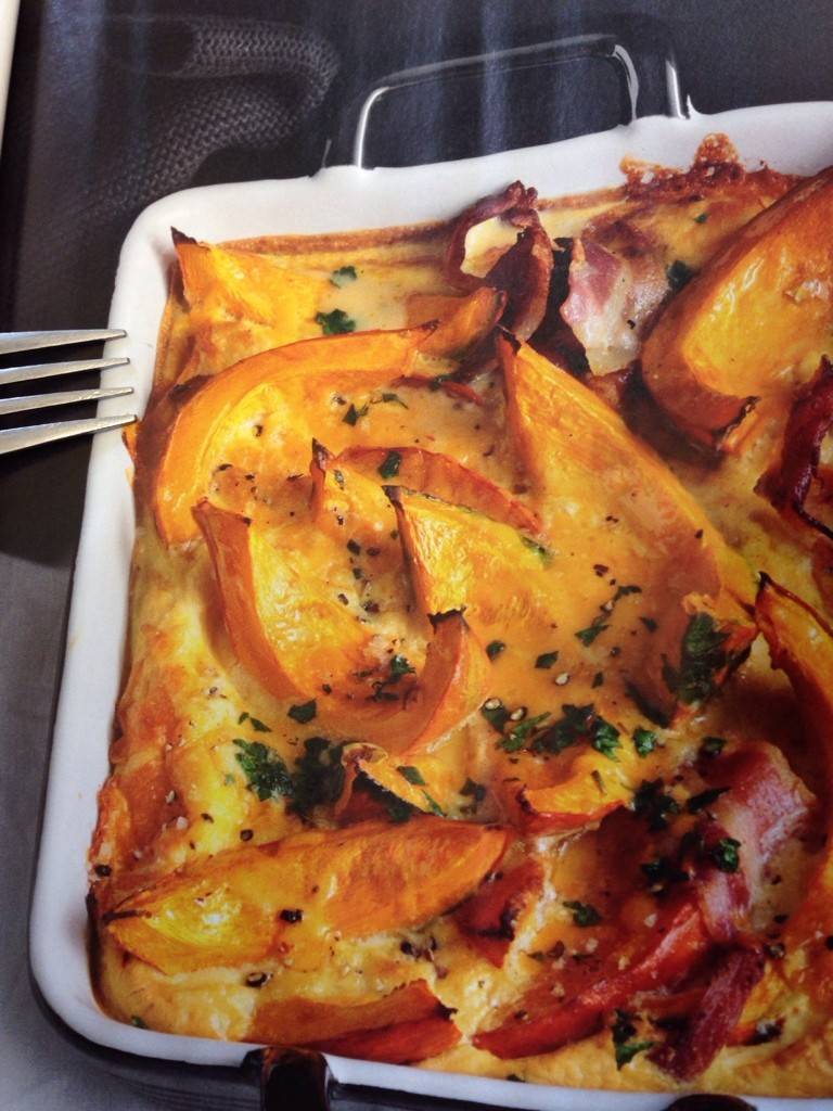 Kürbisauflauf mit Schinkenspeck Rezept - ichkoche.de Kürbisauflauf mit Schinkenspeck Rezept - ichkoche.de