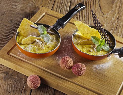 Kokos-Reiscreme mit Sesamkrokant Rezept - ichkoche.de Kokos-Reiscreme mit Sesamkrokant Rezept - ichkoche.de