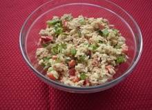 Reissalat mit Thunfisch