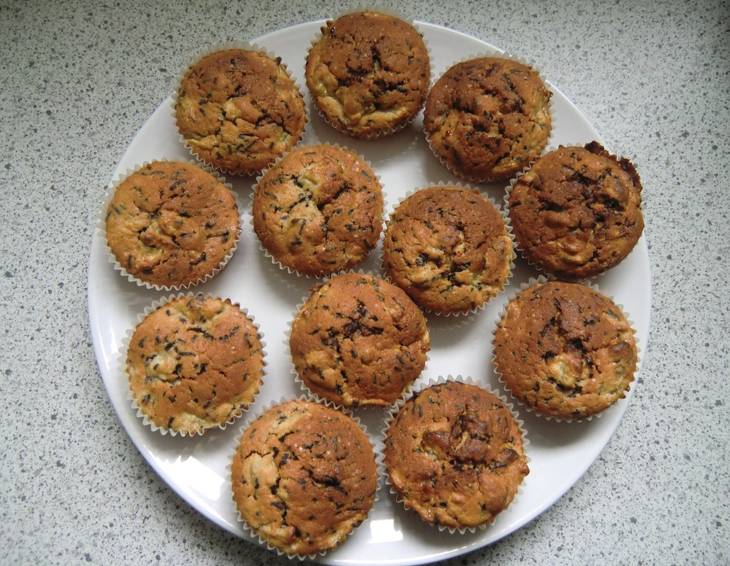 Bananen-Schoko-Muffins Bananen-Schoko-Muffins