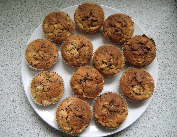 Bananen-Schoko-Muffins