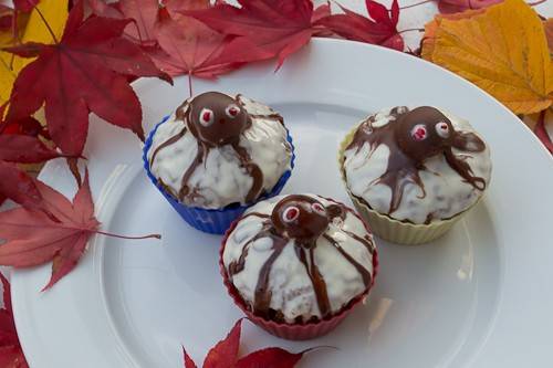 Grusel-Schokoladenmuffins Rezept - ichkoche.de