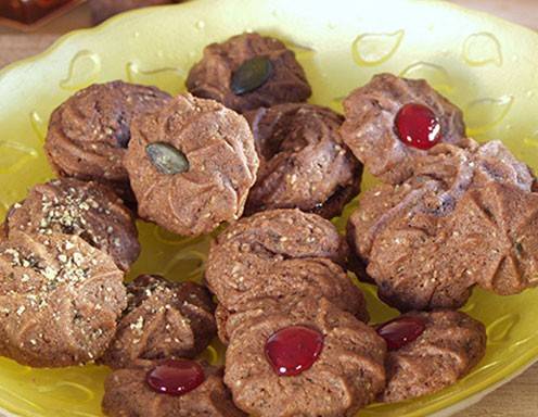 Kürbiskernspritzgebäck Rezept - ichkoche.ch Kürbiskernspritzgebäck Rezept - ichkoche.ch