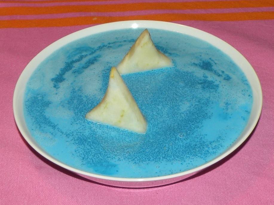 Grießbrei "weisser Hai"