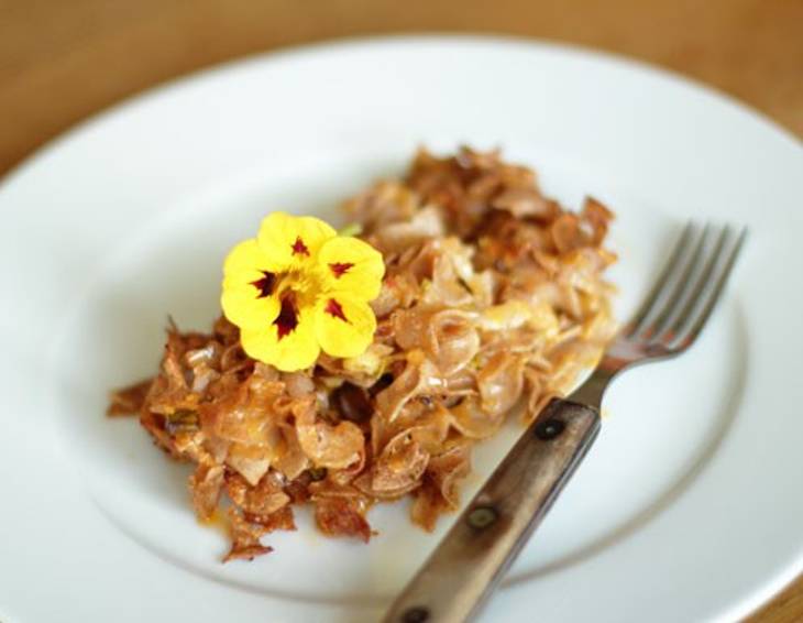 Dinkelfleckerl-Käse-Auflauf Dinkelfleckerl-Käse-Auflauf