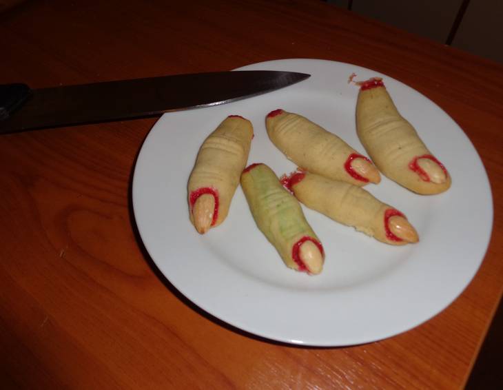 Halloween abgehackte Hexenfinger Halloween abgehackte Hexenfinger
