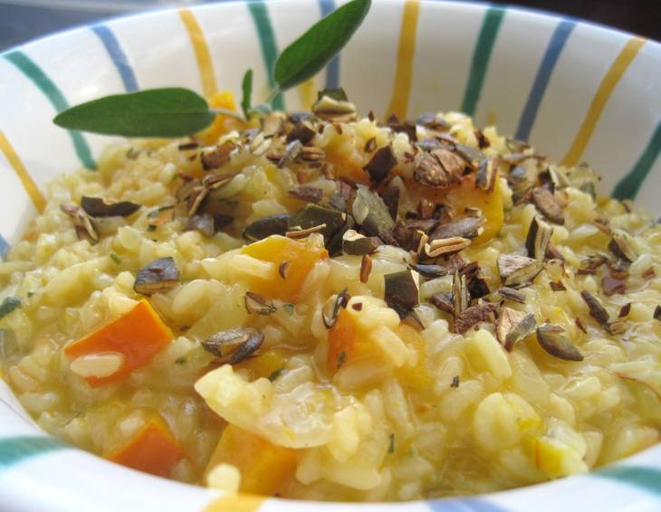 Kürbisrisotto