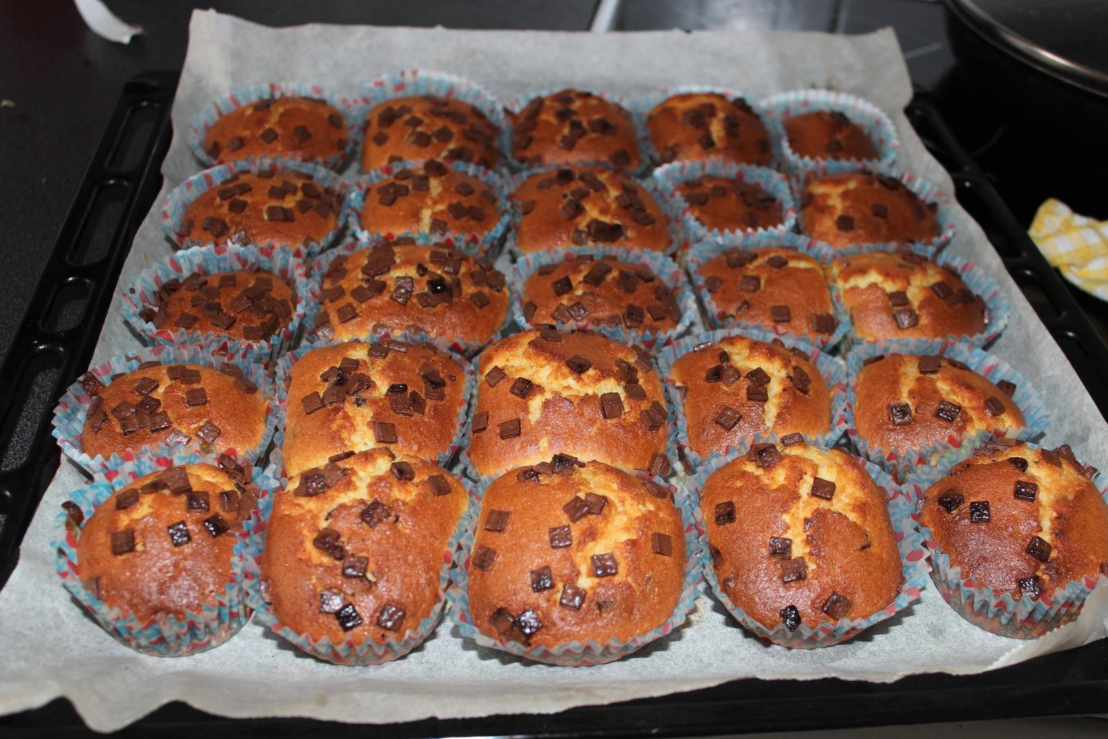 Muffins mit Schokostreusel Rezept - ichkoche.at