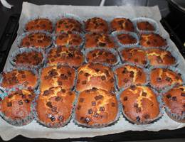 Muffins mit Schokostreusel