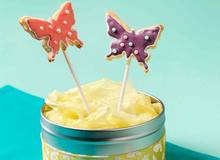 Schmetterlings Keks-Pops Schmetterlings Keks-Pops