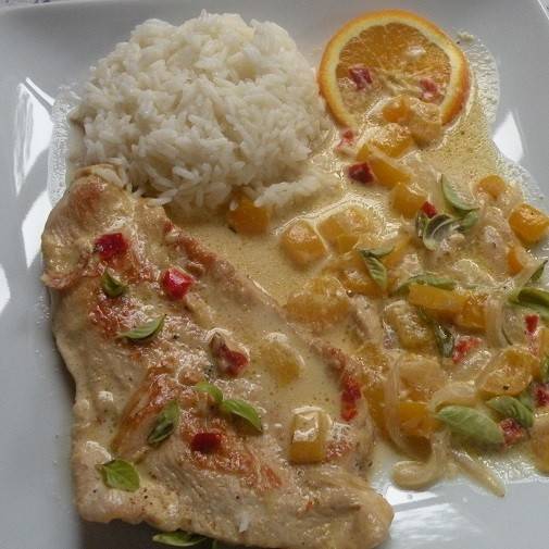 Putenschnitzel in Orangensauce Rezept - ichkoche.de Putenschnitzel in Orangensauce Rezept - ichkoche.de