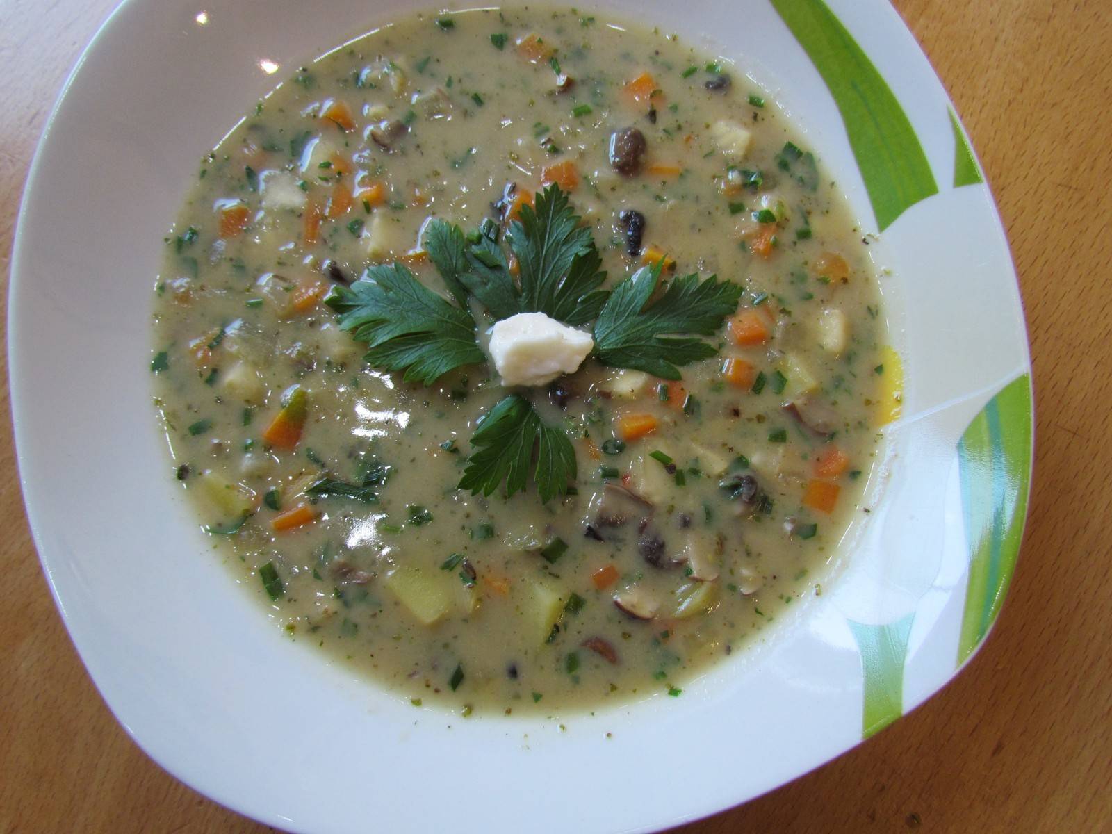 Kartoffel-Champignon-Suppe