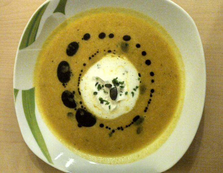 Kürbiscremesuppe