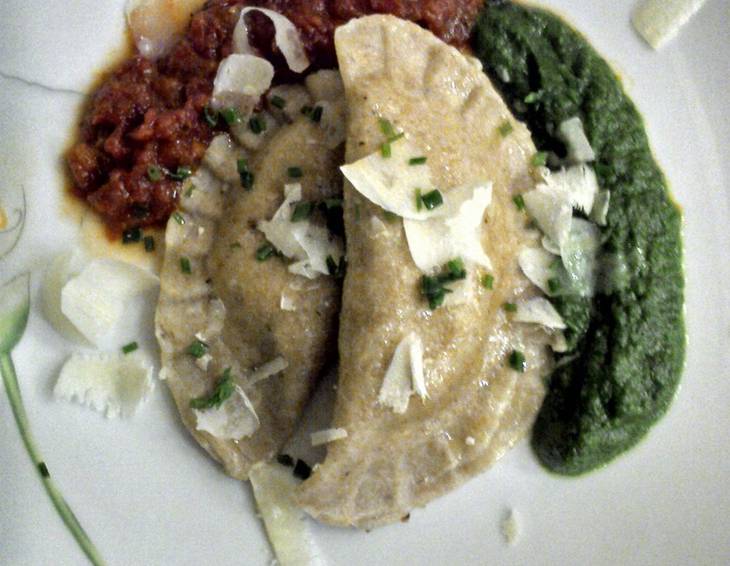 Kürbis-Schinken-Teigtaschen Kürbis-Schinken-Teigtaschen