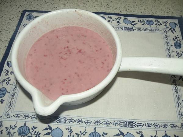 Himbeer-Hirsebrei
