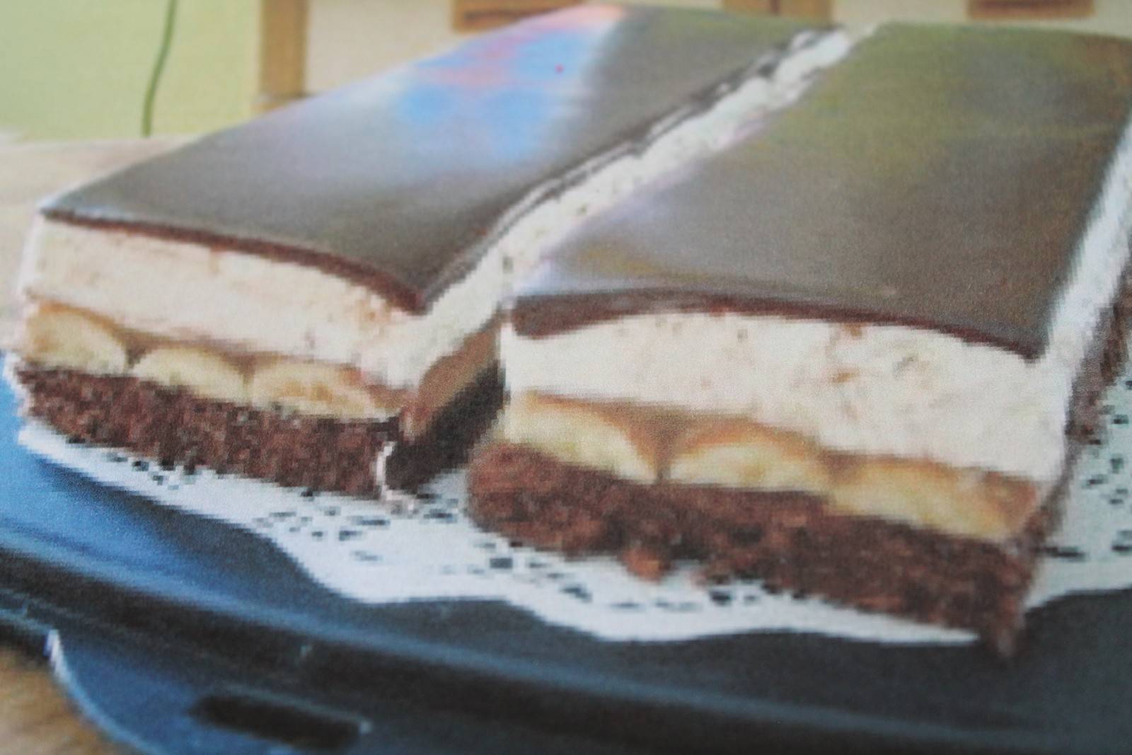 Bananenschnitten mit Schlagobers Rezept - ichkoche.de