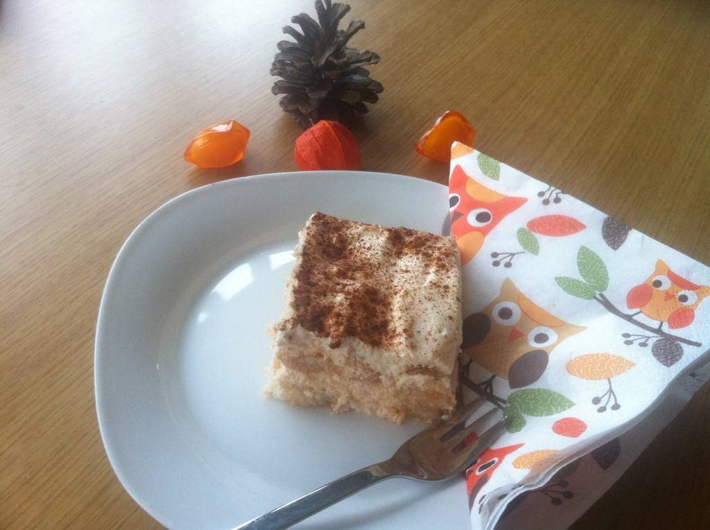 Kürbis-Apfel-Tiramisu
