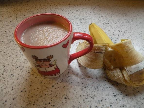 Bananen-Honig-Getränk