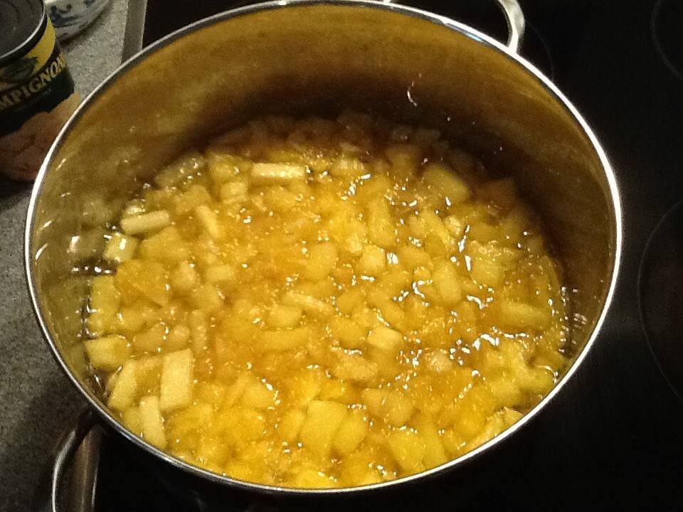 Ananas-Orangen-Sirup